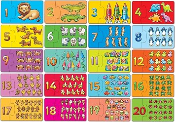 Orchard Toys Match and Count Activity Jigsaw Puzzle, (40 Piece)