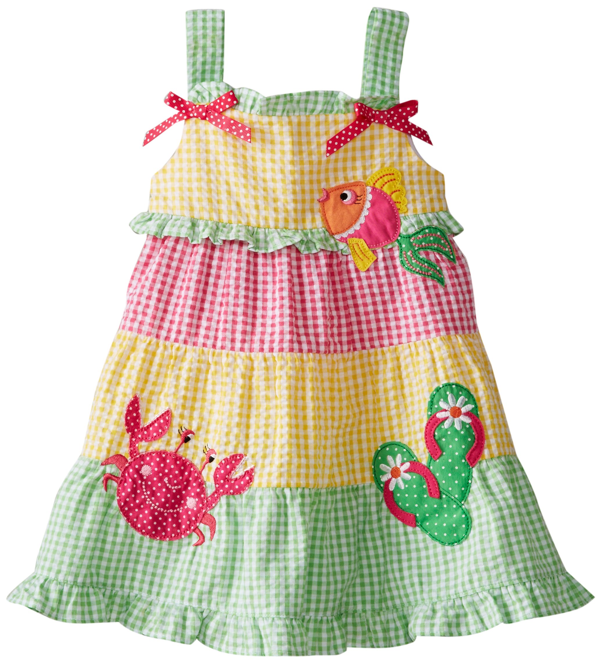Good Lad Baby Girls' Seersucker Popover Sundress