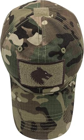 FIELDCRAFT Tactical Operator Hat Low Profile Adjustable Baseball Cap, Camoflauge, One Size