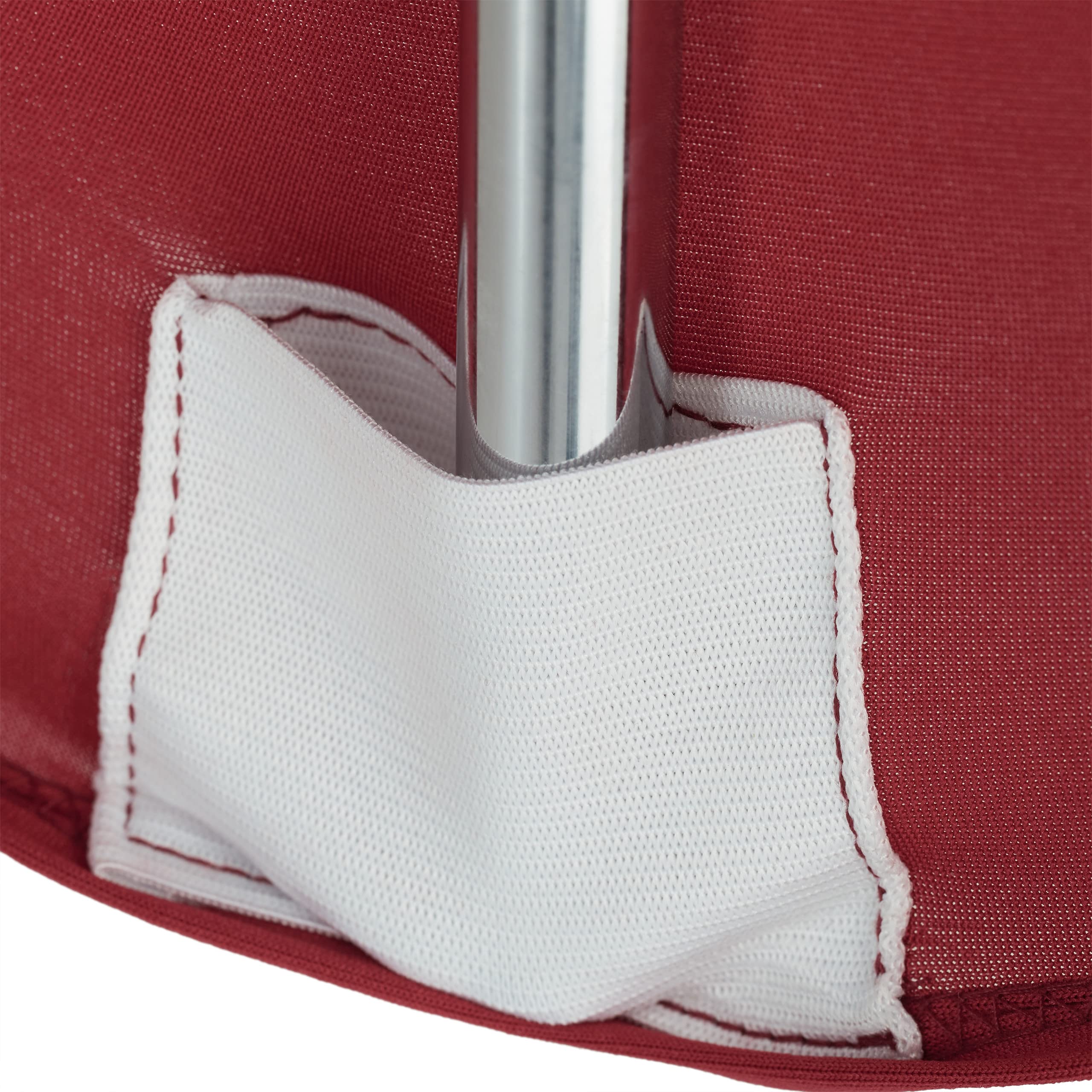 Relaxdays 8x Fodera Coprisedia, Rivestimenti, Schienale, Copertura Universale, Arredamento, Decorazioni, Rosso Scuro