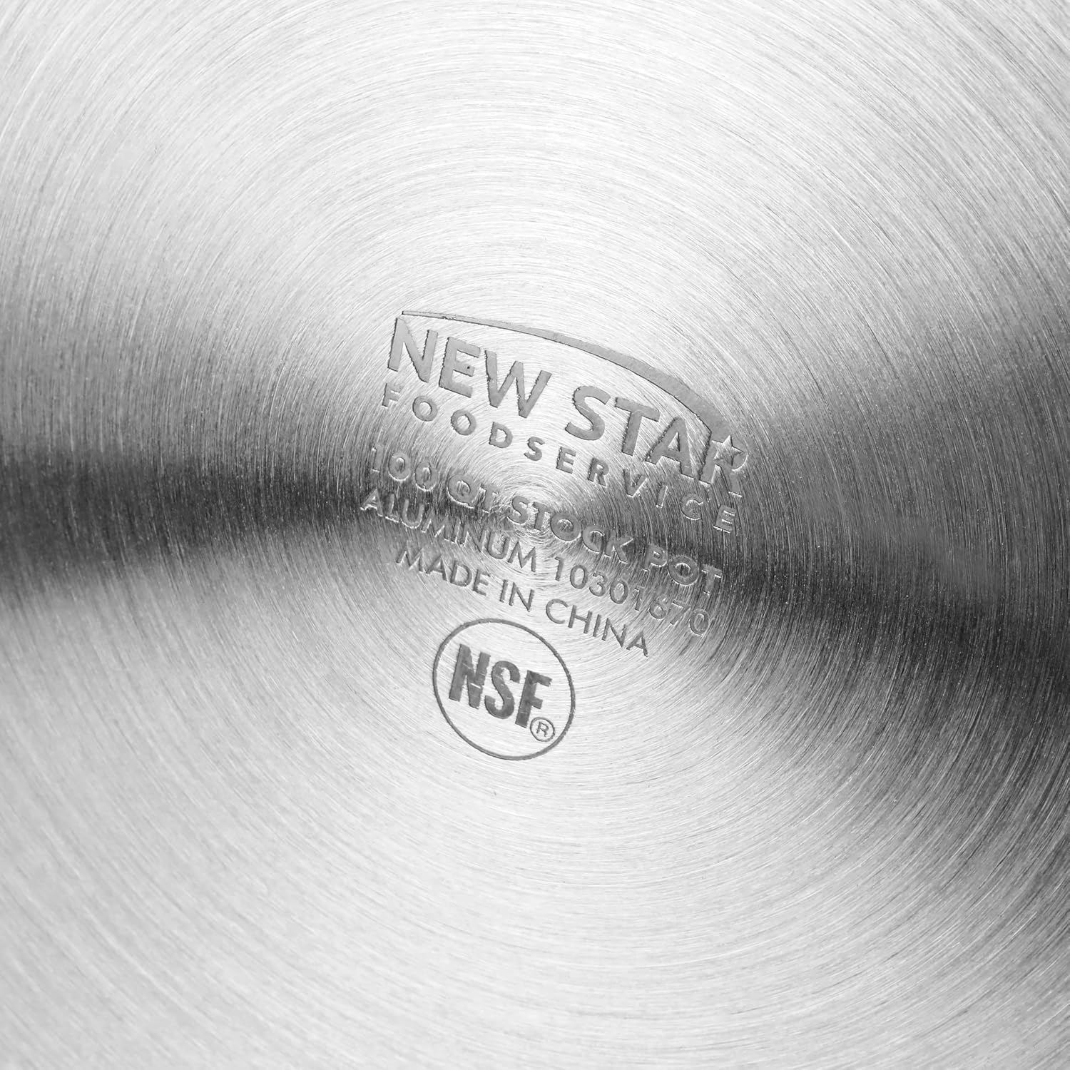 New Star Foodservice 100 Qt Aluminum Stock Pot, No Cover
