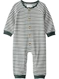 unisex-baby Waffle Knit Button-Front Jumpsuit made with Organic Cotton
