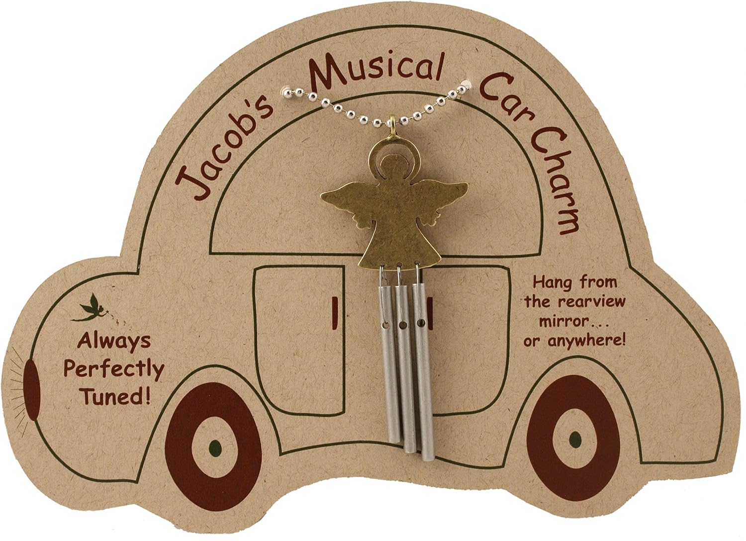 Jacob's Musical Car Charm, Angel, Mini Wind Chime