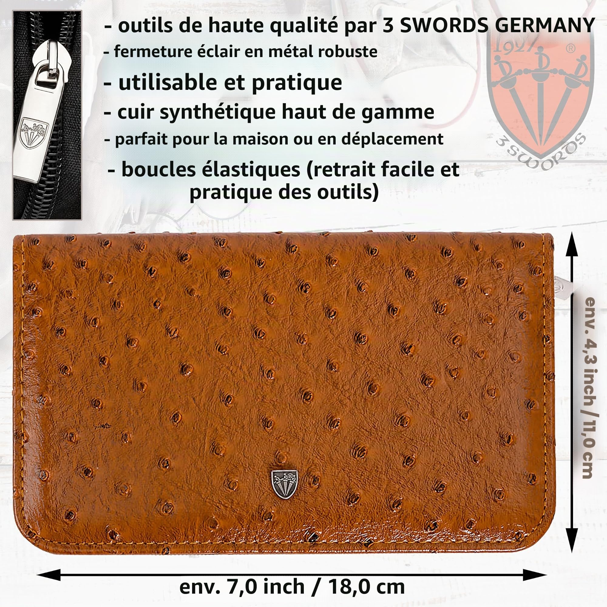 3 Swords Germany – kit manucure pédicure soin des ongles - qualité marque (779)