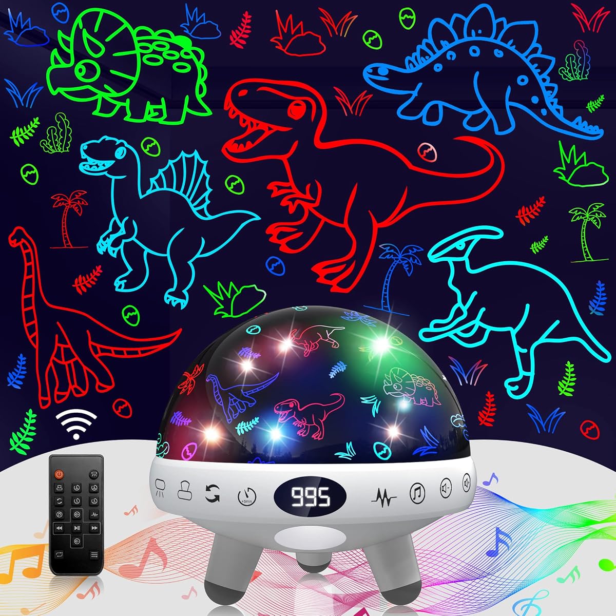 YACHANCE Dinosaur Night Light