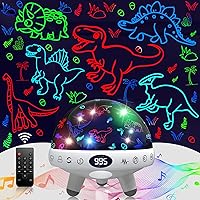 Vista 9 de YACHANCE Juguetes de regalo de unicornio para niñas de 1 a 12 años. Proyector de luz nocturna de unicornio para niñas. Máquina de ruido blanco