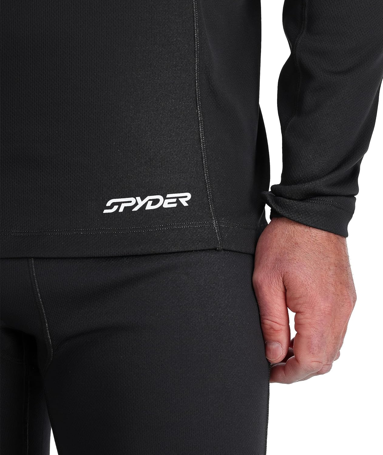 Spyder mens Charger Hoodie Baselayer Thermal Ski Top - Image 4