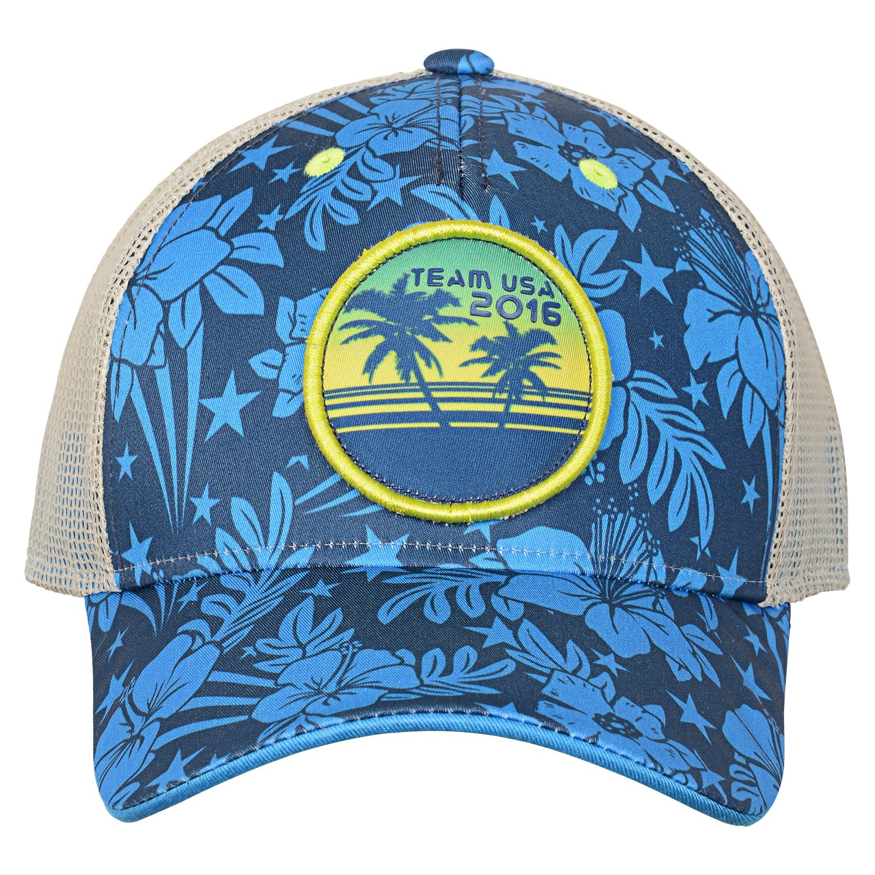 USOC Team USA Rio Meshback Hat, One Size, Blue