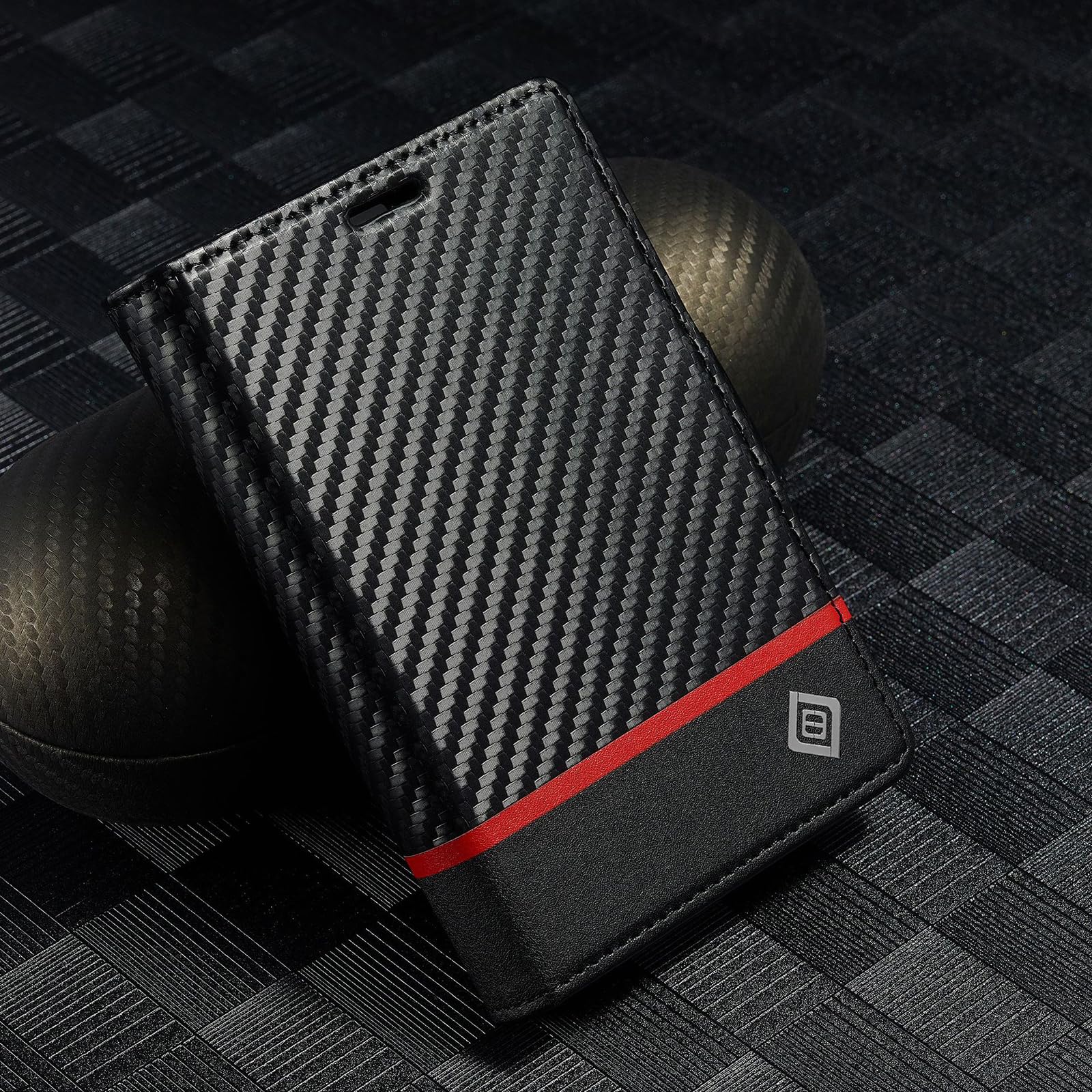 Ribaltabile Cover per Samsung Galaxy Z Fold 8, Fibra di Carbonio Modello