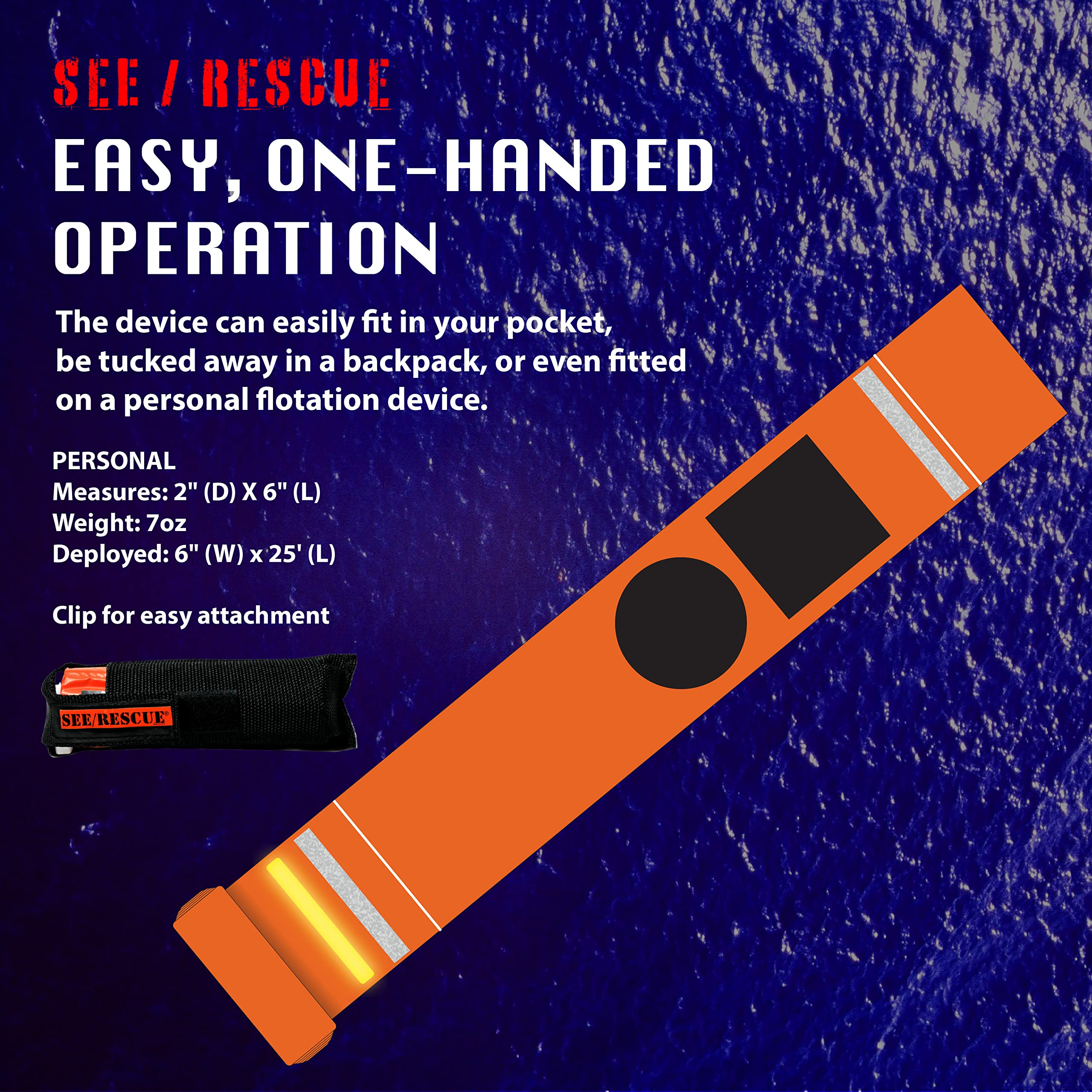 Streamer, Lighted Safety Device and Rescue Device