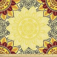 Vista 56 de Lunarable The Yard, tela de mariposa de The Yard, colorido patrón de insectos con alas para primavera, diseño de dibujos animados, tela de Morado