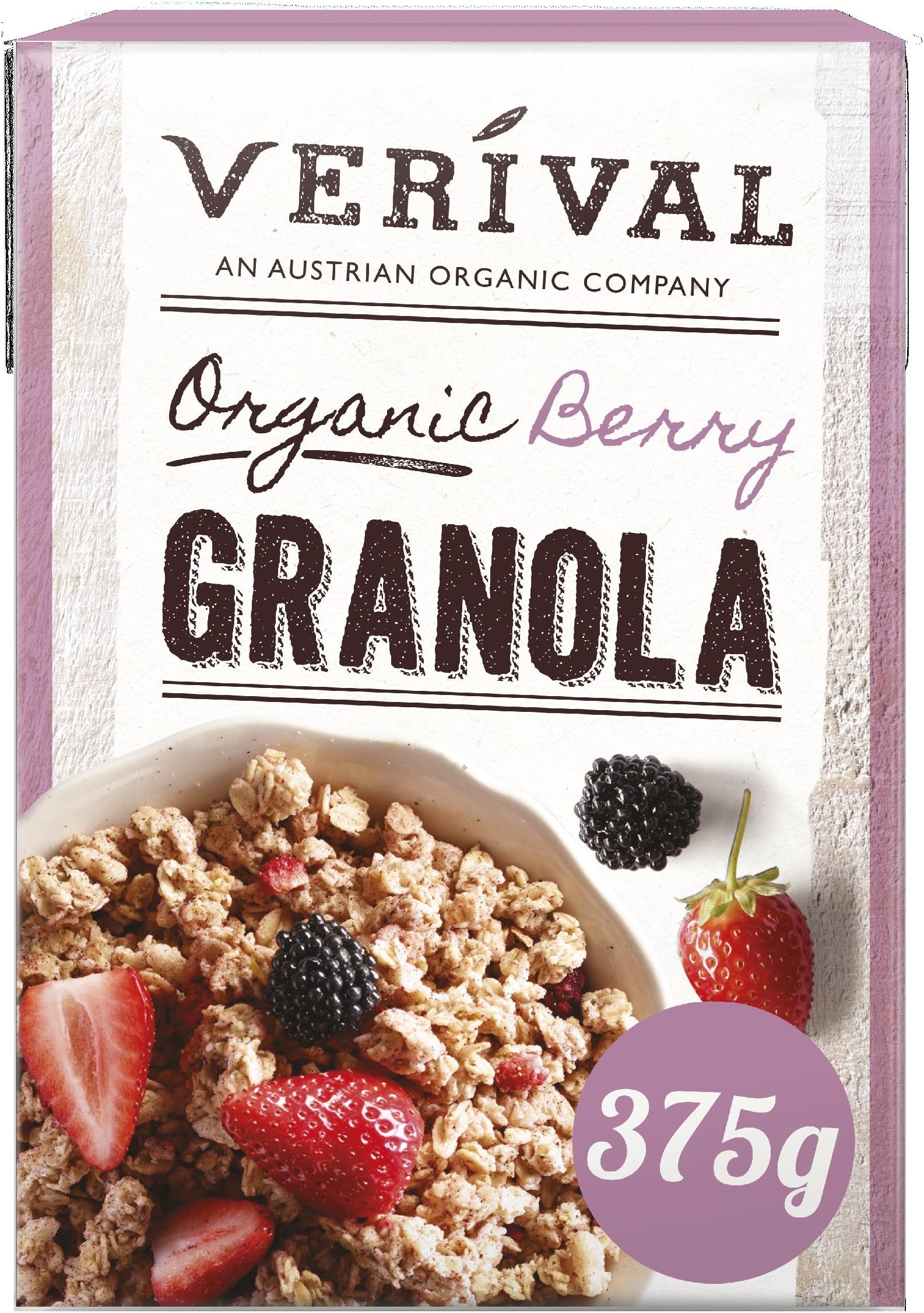 Verival Organic Berry Granola, 375g