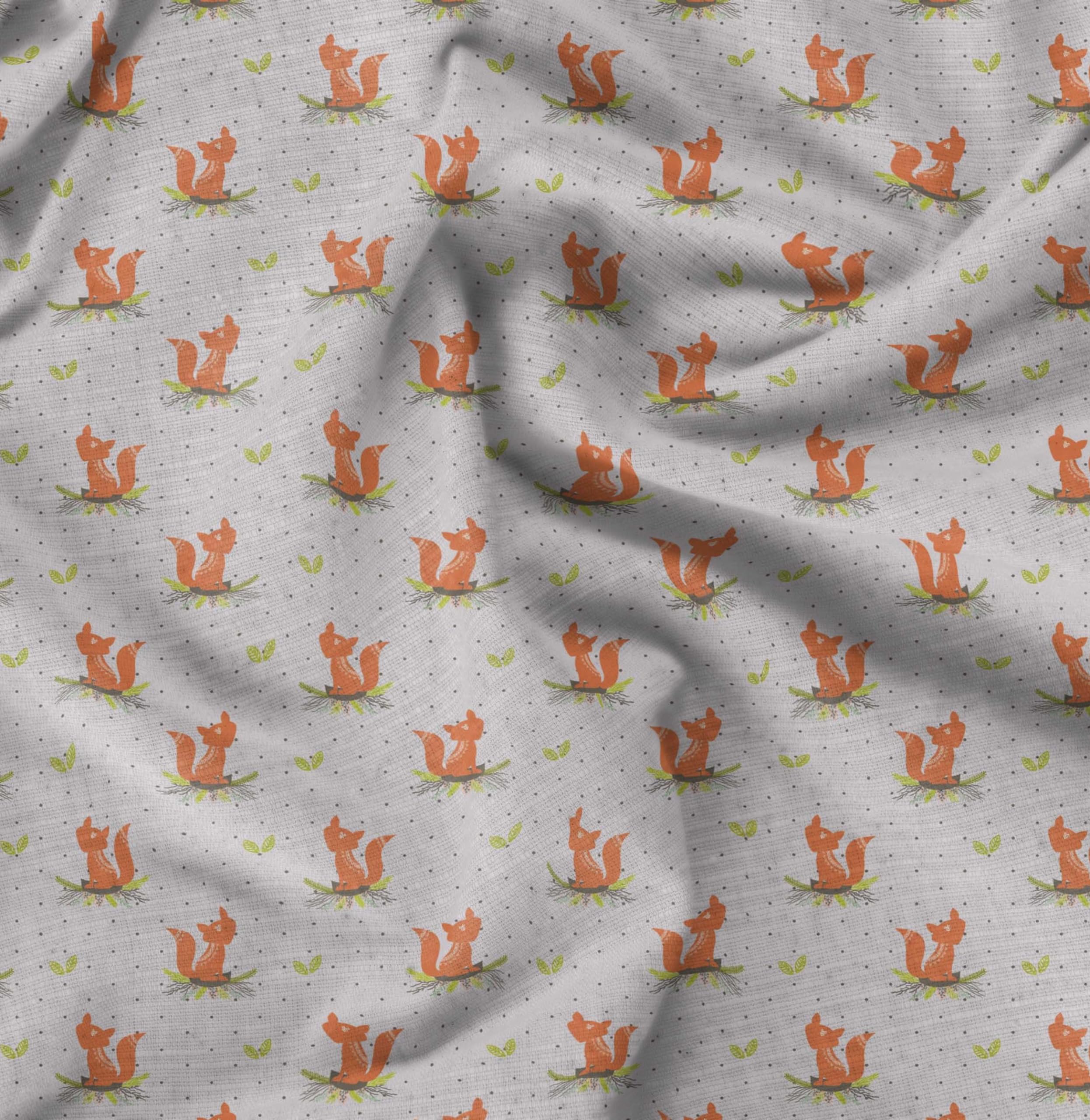 Tissu Minky Imprimé Koala Et Feuille Jaune - Tissus Price Material