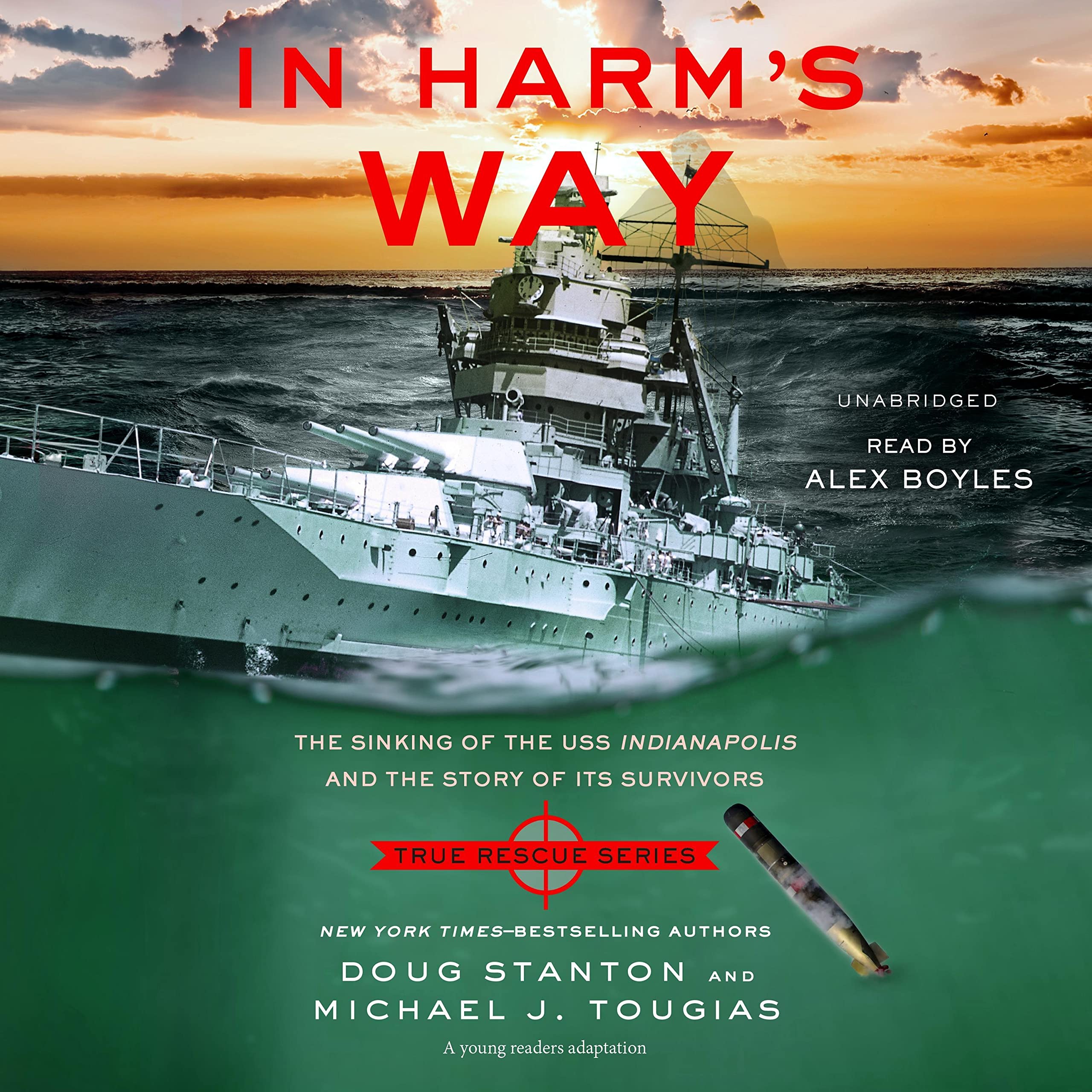 Cover art for In Harm’s Way (Young Reader’s Edition)