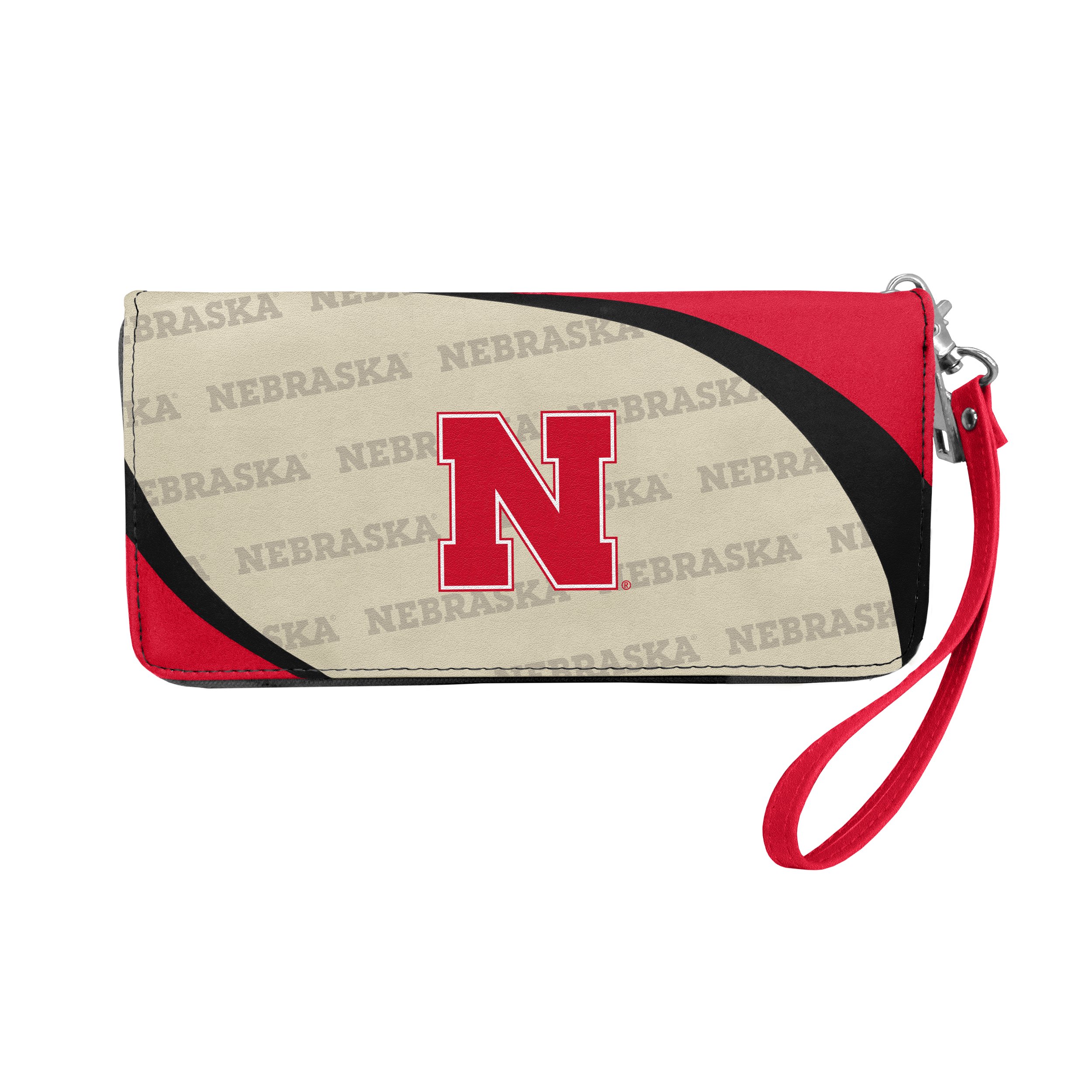 Little Earth Productions Littlearth NCAA Nebraska Cornhuskers Curve Zip Organizer, Team Color, 8" x 4" x 1" โ image 1