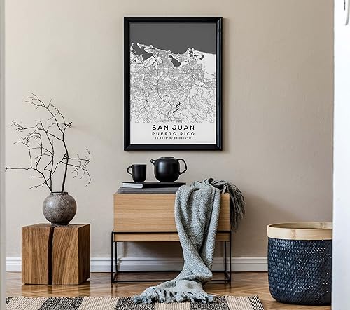 Miniatura 7 de Mapa de San Juan, Puerto Rico, Luz 2 (16x20)