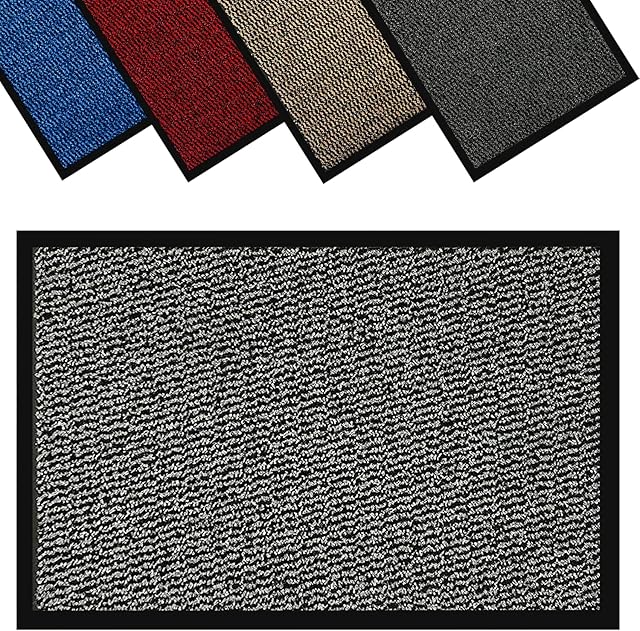 GULLAMBO Door Mat for Indoor & Outdoor - Washable Door Mat, Floor & Kitchen Mat  Non-Slip, Dirt Trapper Super Absorbent Front Door Mat