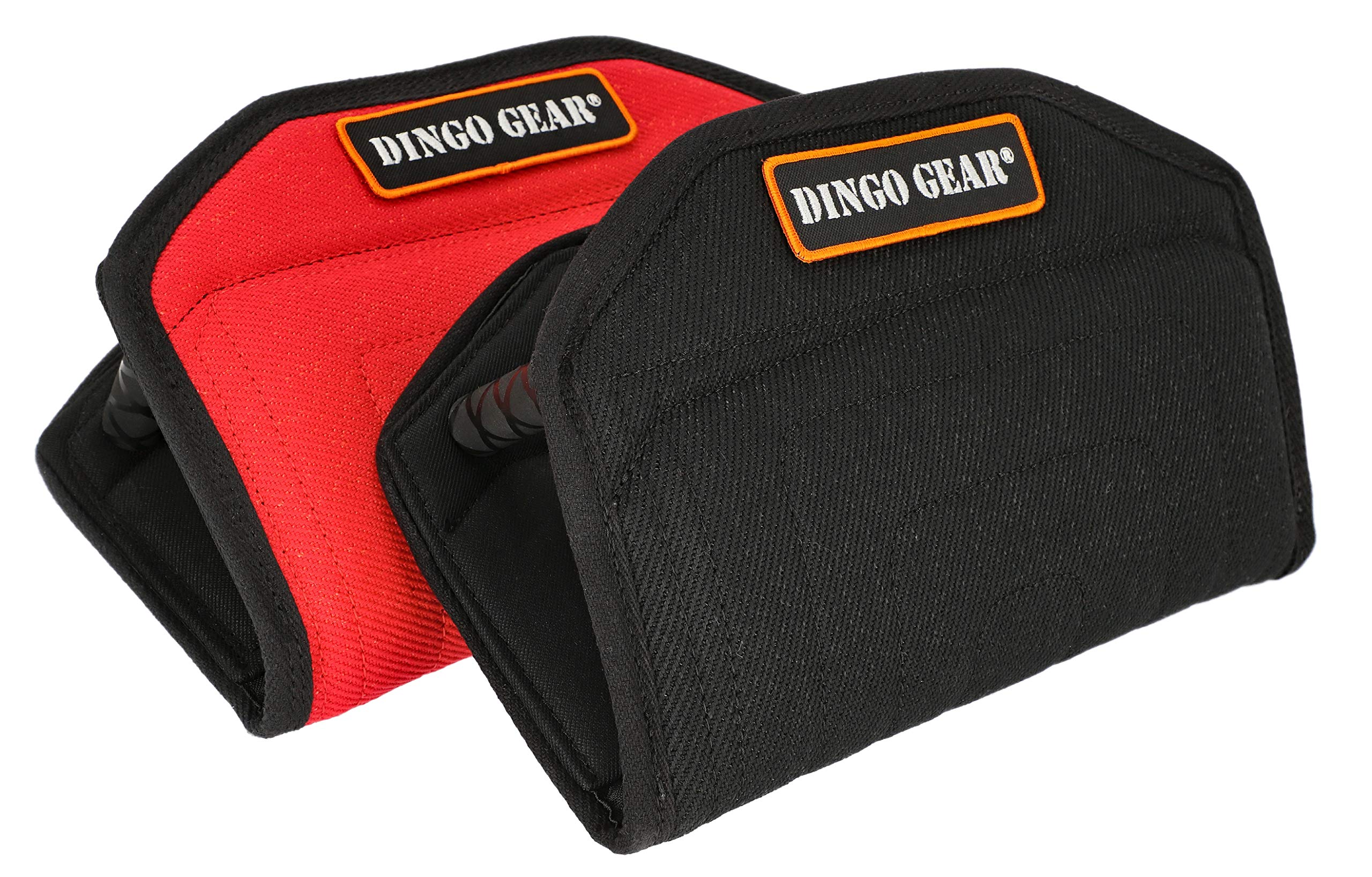 Dingo Gear Coin de Morsure Gizmo pour, IGP, Sports Canins, Travail au Mordant, Entraînement des Forces Spéciales, Manche Universel avec 3 Poignées, Fait Main, Matériau Nylcot Noir (S00518)