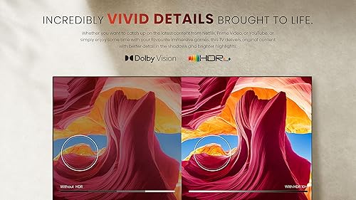 Miniatura 12 de Hisense ULED 4K Premium 55U6H Quantum Dot QLED Series Smart Google TV de 55 pulgadas, Dolby Vision Atmos, control remoto por voz, compatible