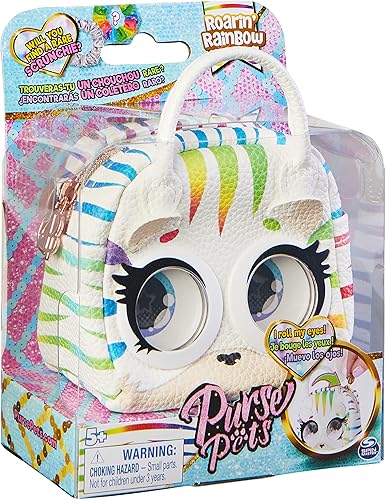 Vista 33 de Purse Pets Micros, Denim Deerie Stylish Small Purse with Eye Roll Feature Paquete de 2: erizo y narval