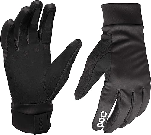 POC Essential Softshell Guantes, Unisex Adulto, Uranium Black, S