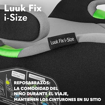 椅子 Luke LIONELO LUUK FIX i-Size Asiento elevador con ISOFIX para niños de