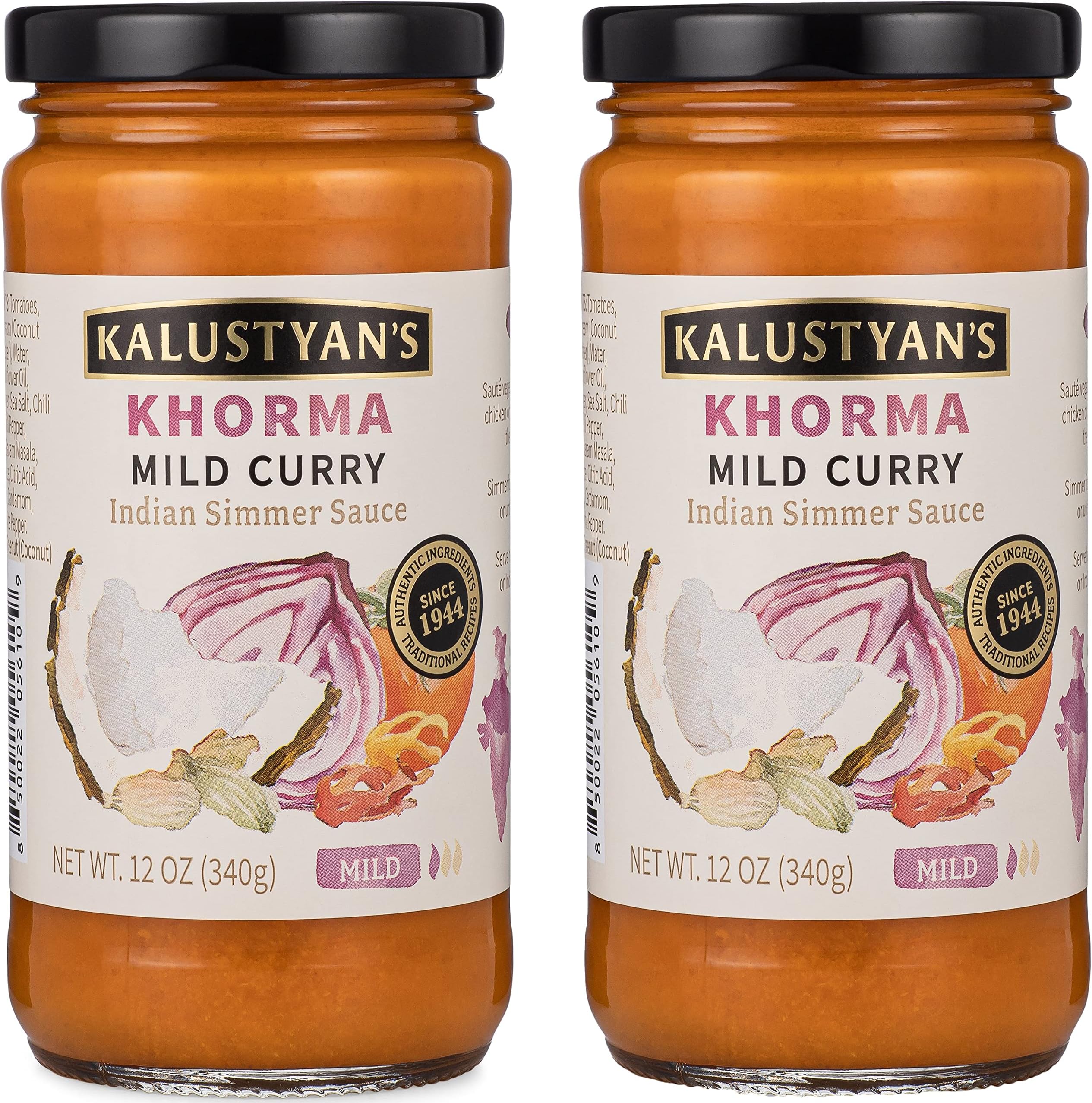 Kalustyan's Coconut Curry Sauce, Indian Simmer Sauce