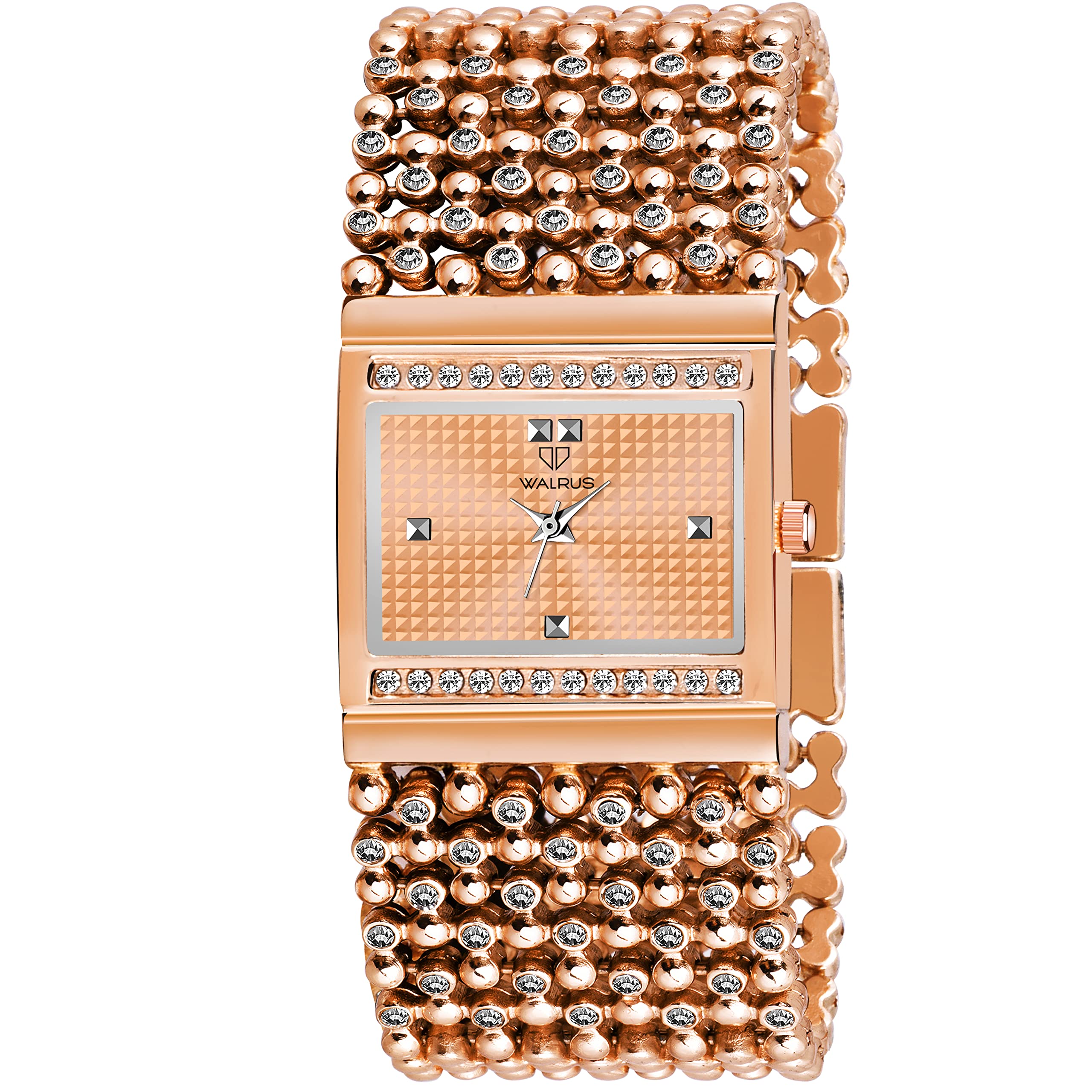 Walrus Rose Gold Dial Analog Wrist Watch for Women - Rose Gold Alloy Strap - Elegant & Durable - 30mm Case Size- Bracelet Style Womens Watch for Gift (B0B29B2RPK) Amazon Price History, Amazon Price Tracker