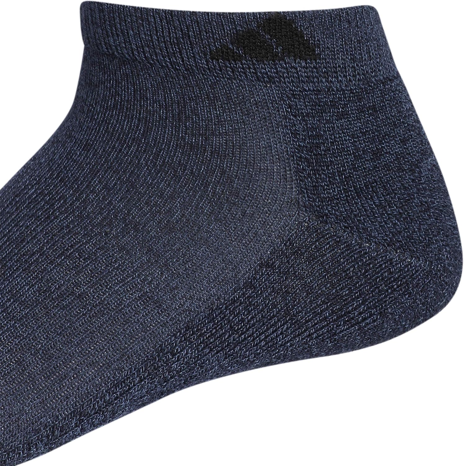 adidas Men's Athletic Cushioned Low Cut Socks with Arch Compression for a Secure Fit (6-Pair) Large Legend Ink Blue/Tech Ink Blue/Light Onix Grey