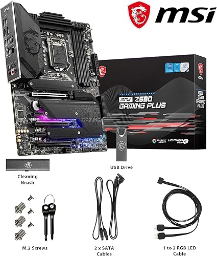 Miniatura 7 de MSI MPG Z590 GAMING PLUS - Placa base para juegos (ATX, Intel Core de 1110 generación, zócalo LGA 1200, DDR4, PCIe 4, CFX, ranuras M.2, USB 3.2 Gen