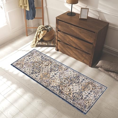 Miniatura 2 de Gertmenian Alfombra para interiores, clásica de poliéster suave con base de yute, alfombra suave para sala de estar, comedor, vestíbulo y sala