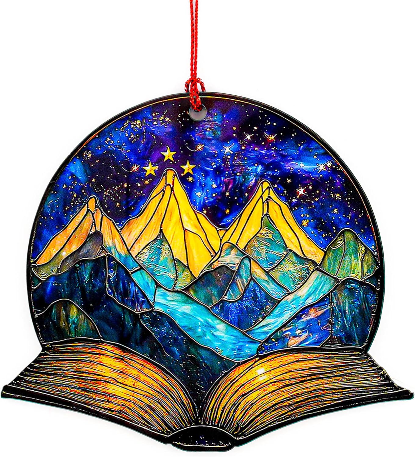 Book Lovers Gifts Christmas Ornaments - Christmas Book Ornaments - Bookish Gifts for Readers and Bookworms, Unique BookLover Gifts for Reading Lovers