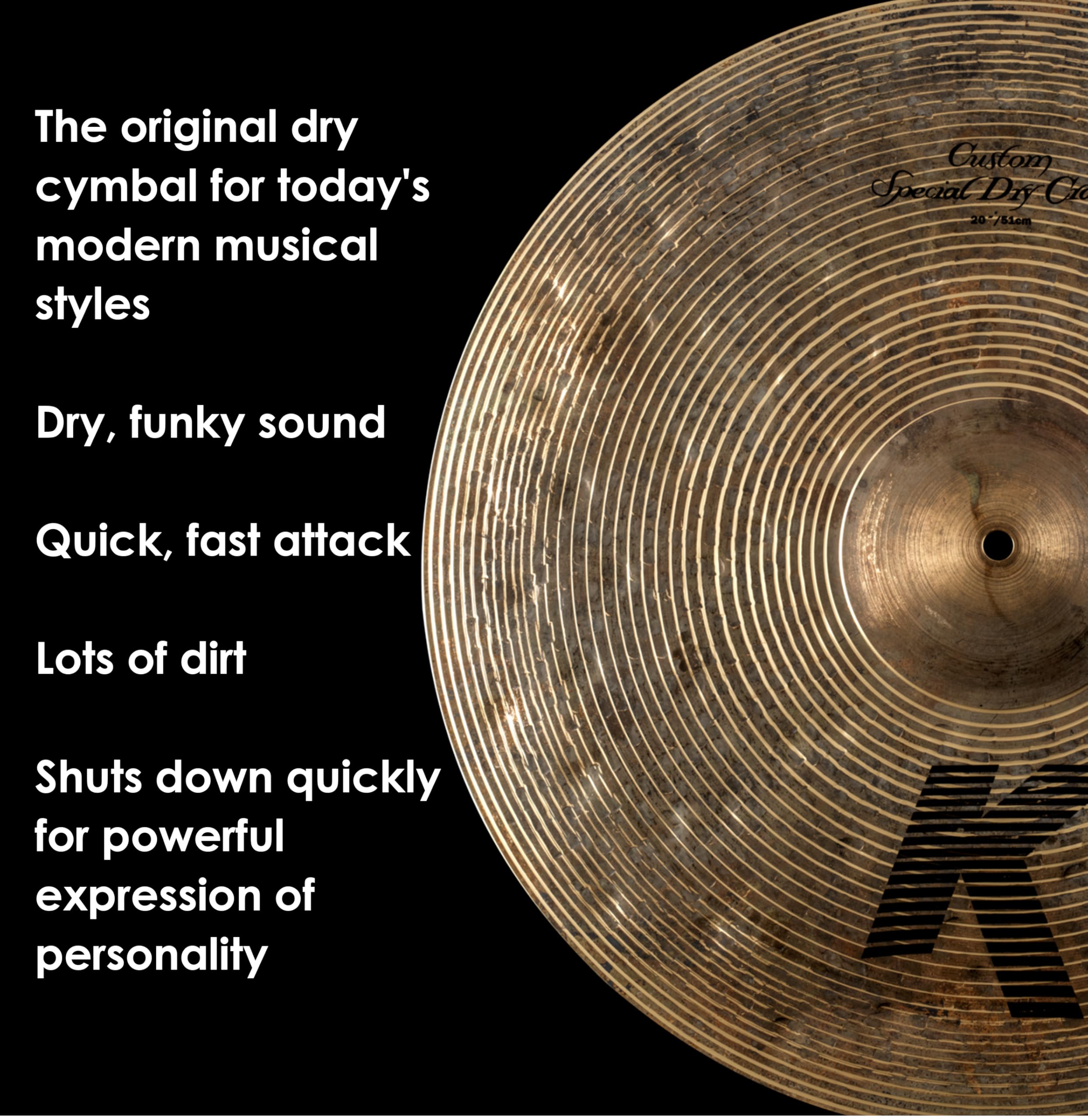 Zildjian K Custom Series - 20" Special Dry Crash Cymbal