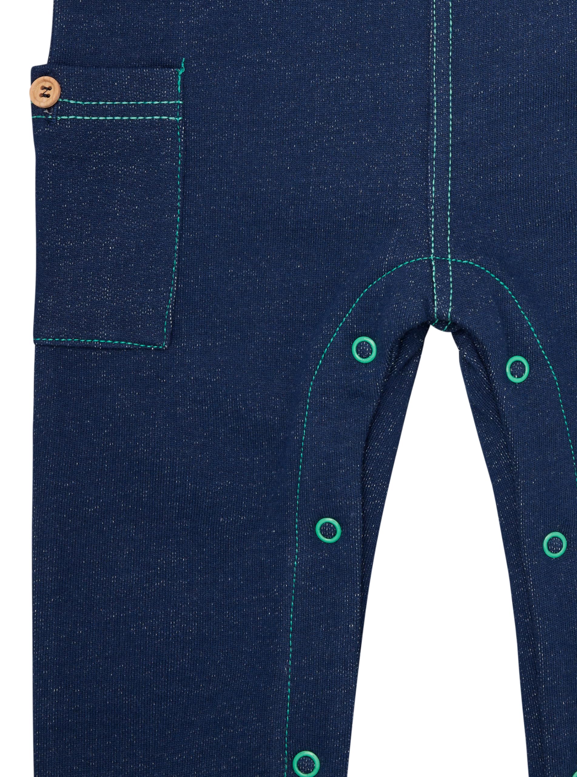 loud + proud Unisex Kinder Latz Jeans-optik Latzhose