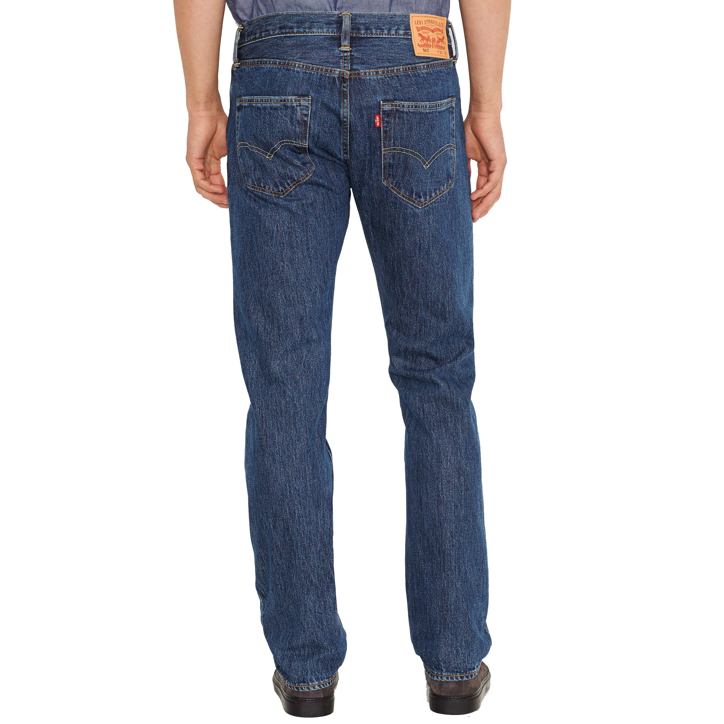 Levi's 501 Original Fit, Jeans Uomo, Stonewash, 36W / 36L