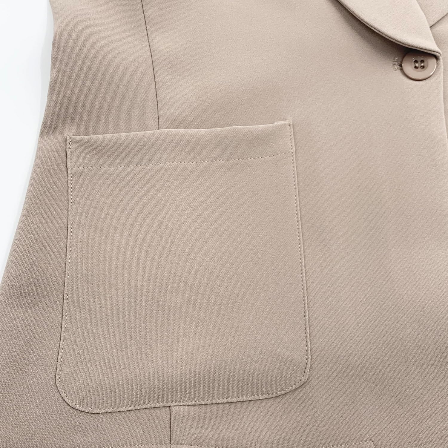 Pant Suits for Women Dressy 2025 Business Blazer and Elastic High Waist Straight Leg Pants Work 2 Piece Outfits - Image 4