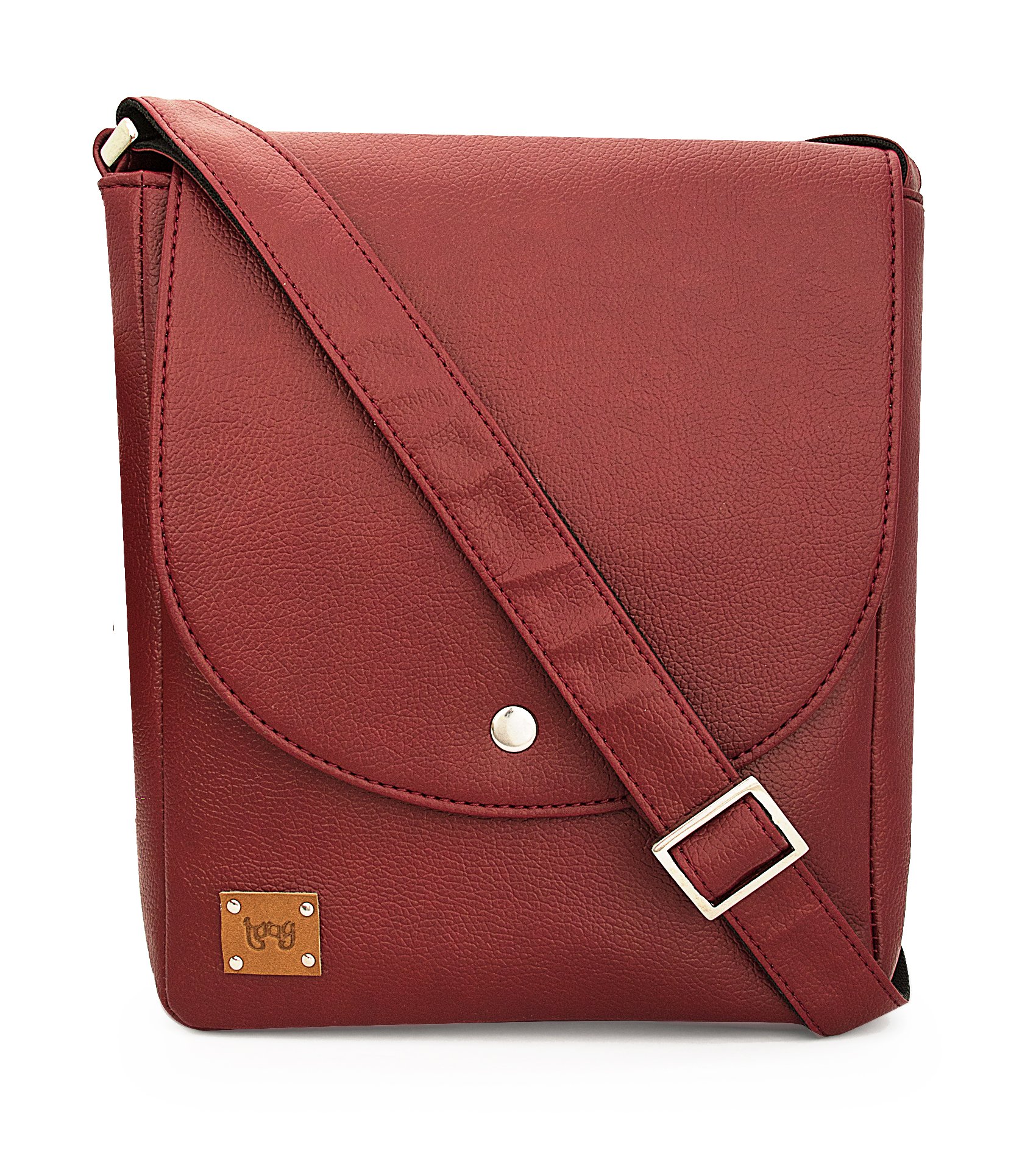 Enew Generation-I Leatherite Tote Bags (Wine)