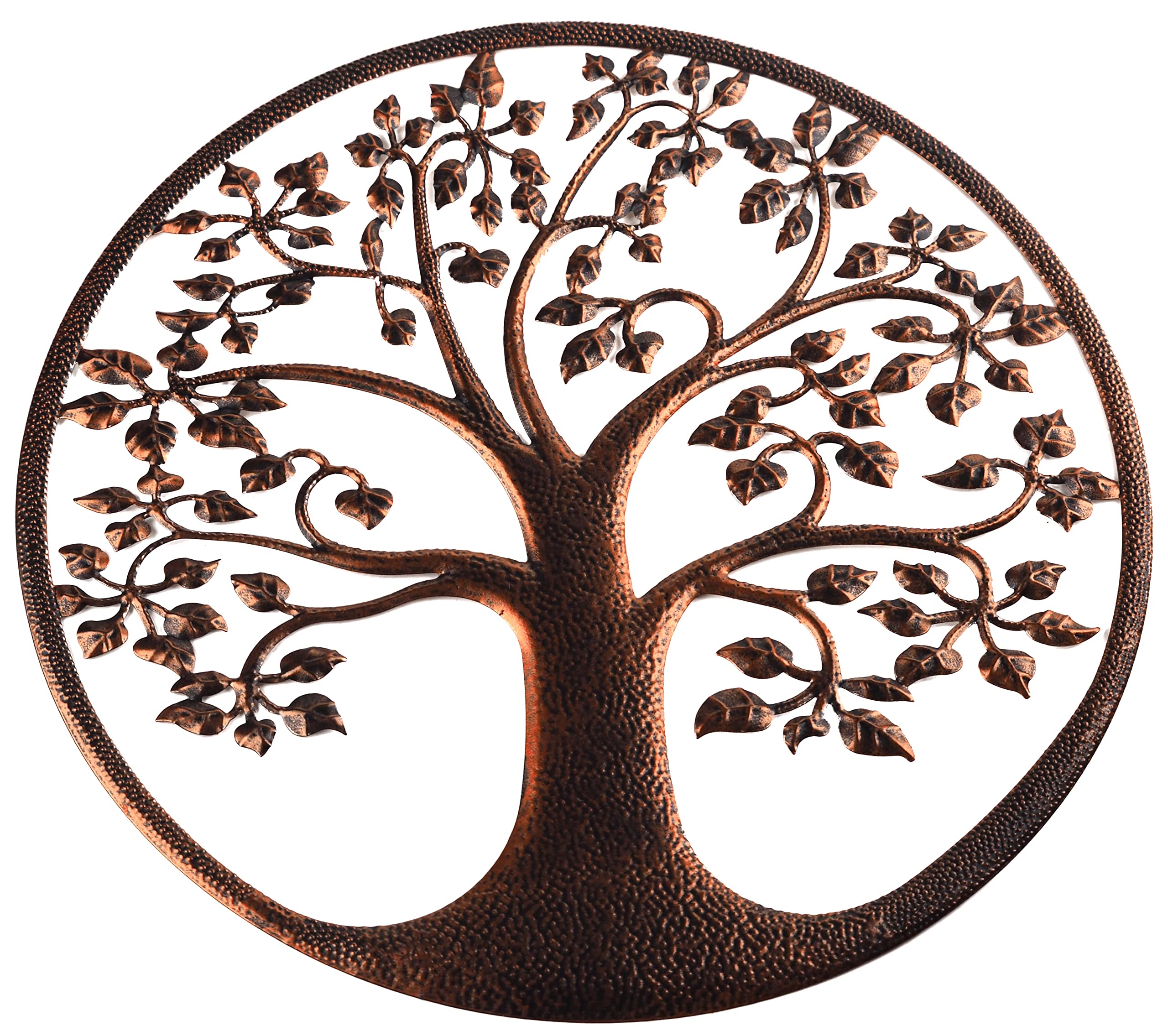 Bronze Tree of Life Garden Wall Plaque Decoration 40cm