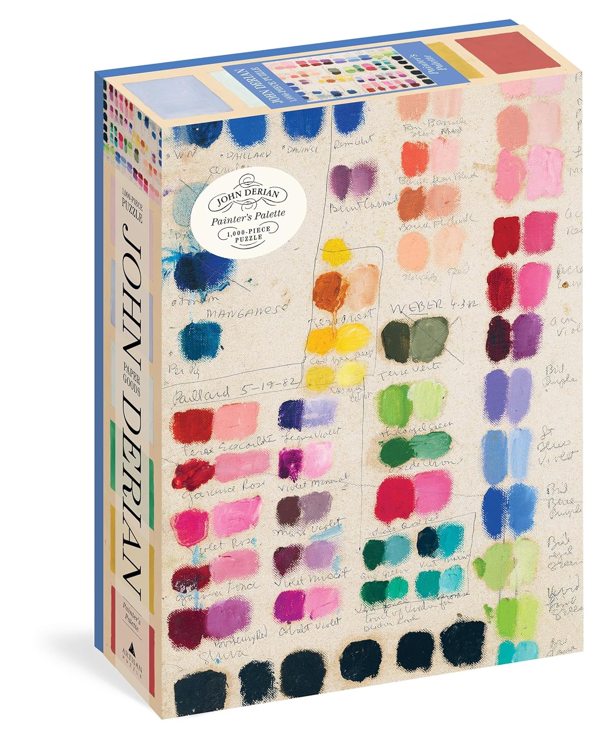 John Derian Paper Goods Painter's Palette 1,000Piece Puzzle Derian