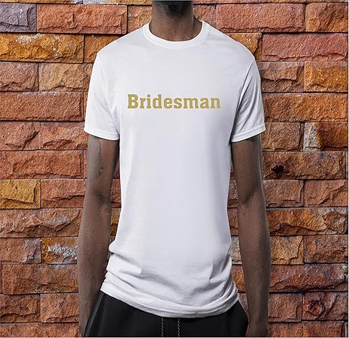 Miniatura 2 de SEC Apparel Parches de vinilo termoadhesivos Bridesman para planchar con apliques de transferencia para camisetas, ropa de tela, despedida de soltera