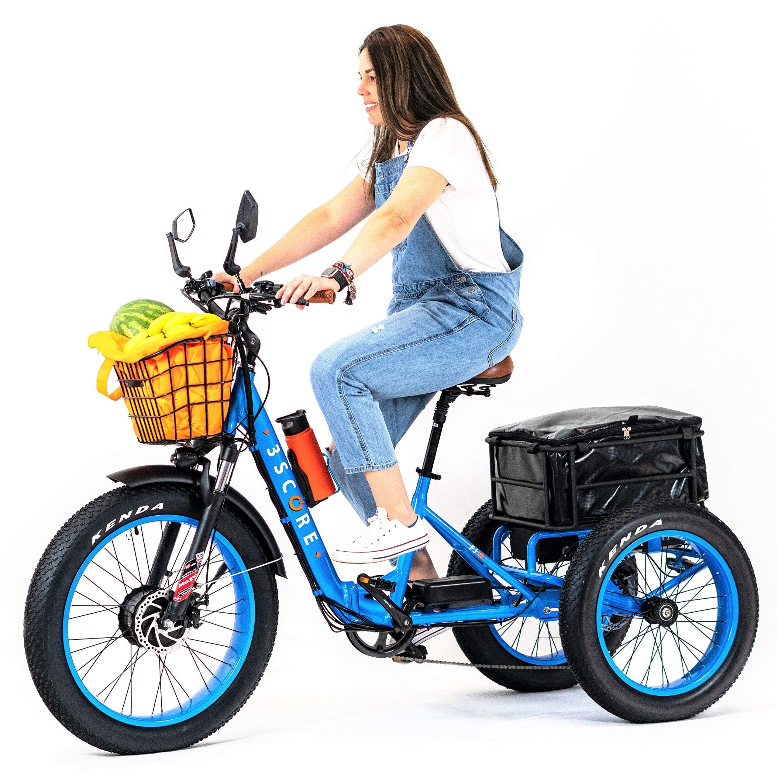 3SCORE Electric Fat Trike 750W Motor and 48V Lithium Rechargeable