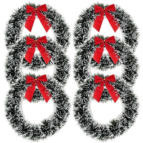 Gift Boutique 6 Christmas Front Door with Red Bow 13"