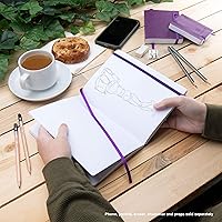 Vista 6 de Cuaderno de bocetos Travelers Dot Grid Pentalic Art, libre de ácidos