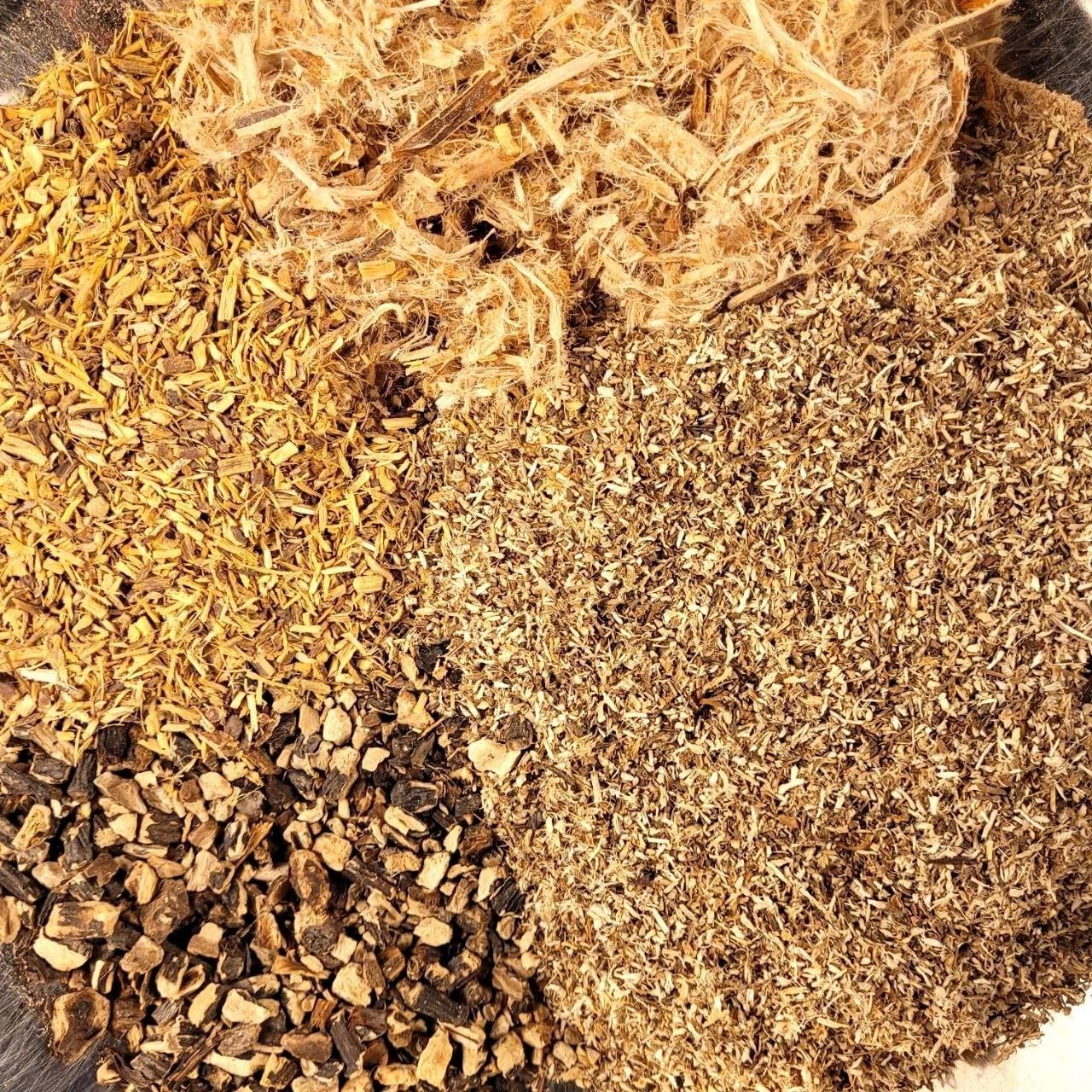 SOOTHING GUT TEA - Slippery Elm, Marshmallow Root, Fennel - Protects the stomach lining & builds the intestinal mucous for happy intestine - Organic Loose Leaf formulated by master herbalist Khabir