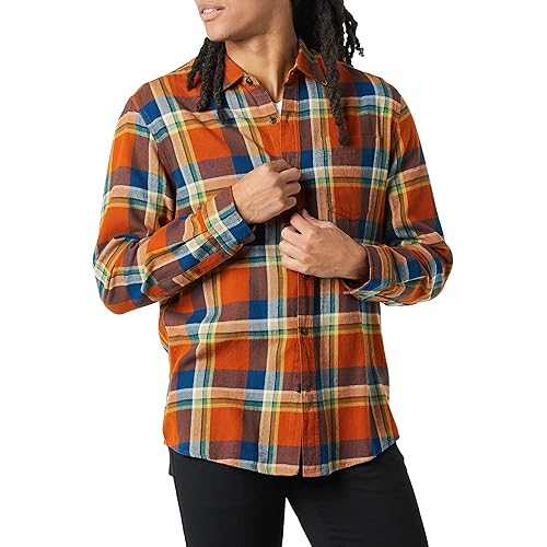 Amazon Essentials Men's Long-Sleeve Flannel Shirt