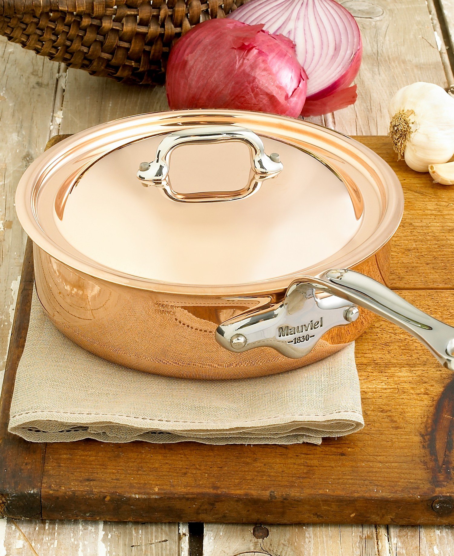 銅鍋　フランス製　ソテ鍋 銅鍋フランス製ソテ鍋