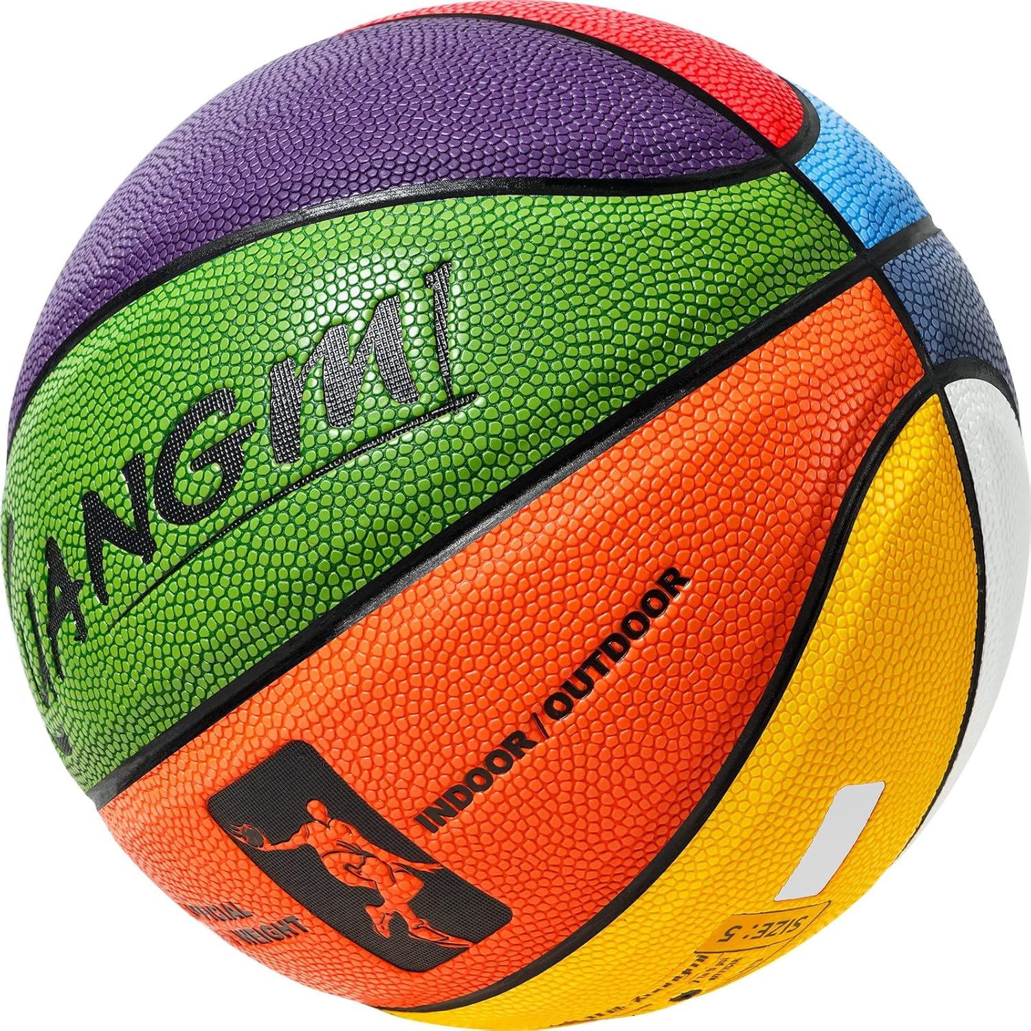 Kuangmi Colorful Street Basketball for Men Women Youth