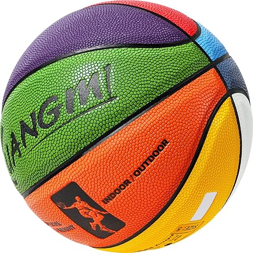 Miniatura 2 de Kuangmi Baloncesto de calle colorido para hombres, mujeres, jóvenes, niñas y niños