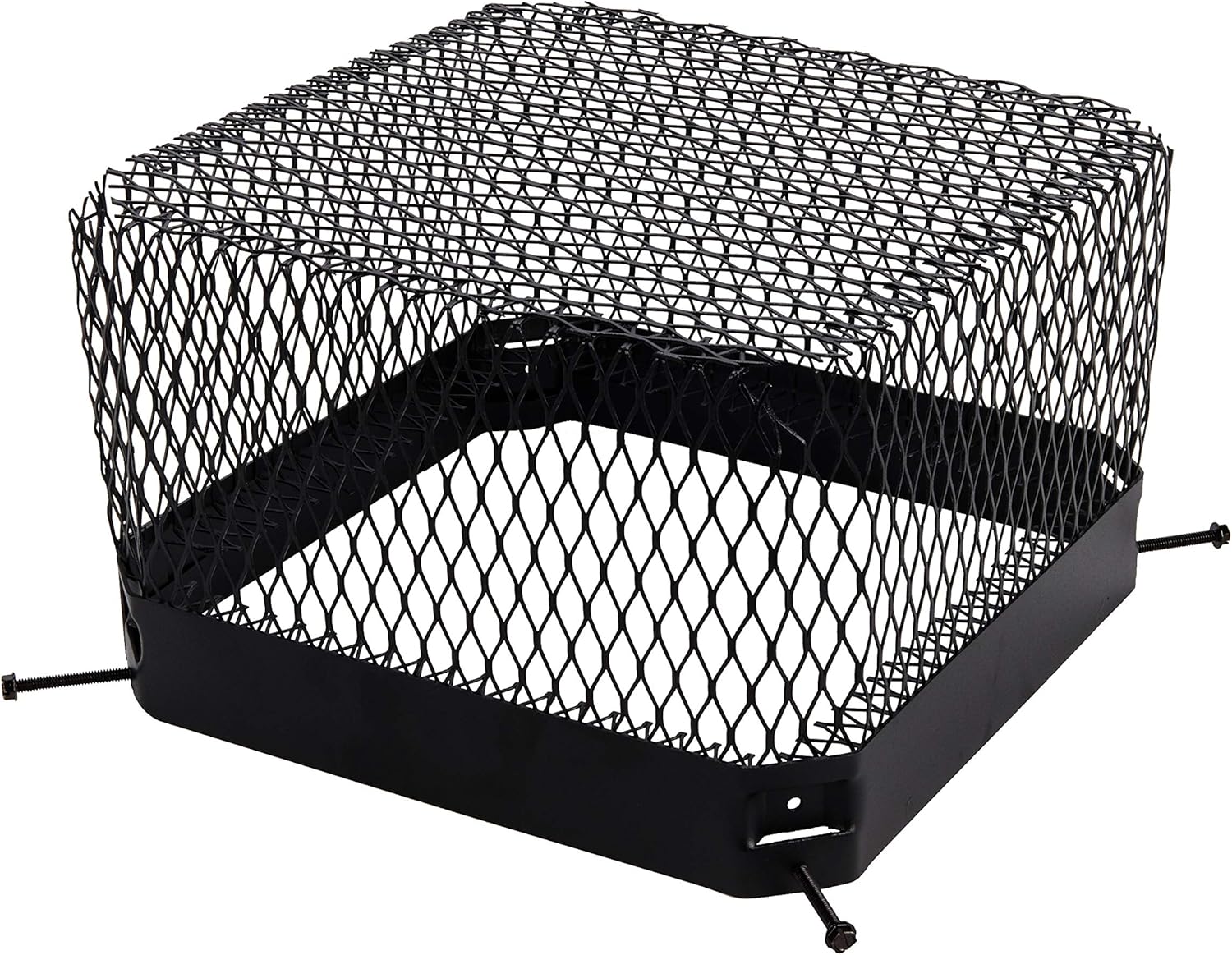 HY-C RC1313 Raccoon Screen in Black Galvanized Steel, 13 x 13 x 6