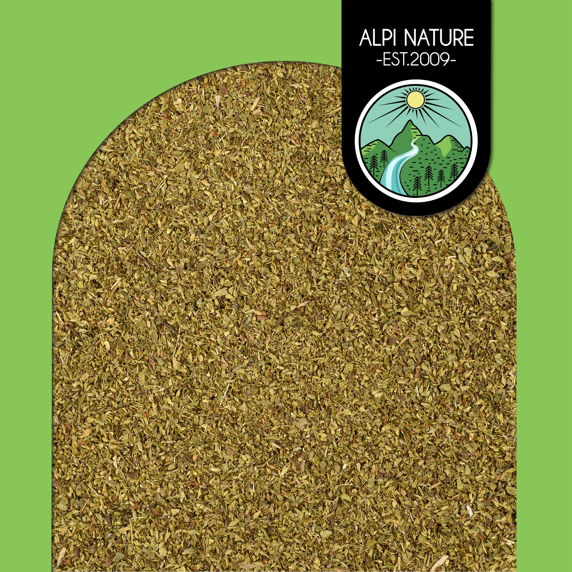 Alpi Nature Suszone Oregano 125g, Rozcierane Ziele Oregano do Gotowania, Makaronów i Pizzy
